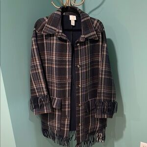H&M Fringe Shacket